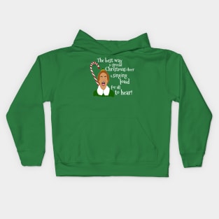 Elf Funny Quotes Kids Hoodie